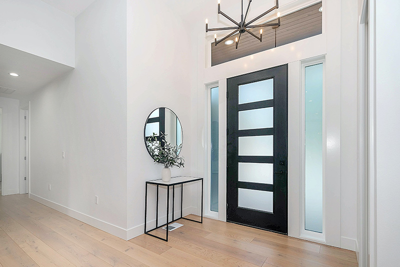 upvc door spray painting